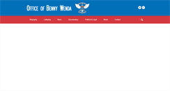 Desktop Screenshot of bennywenda.org